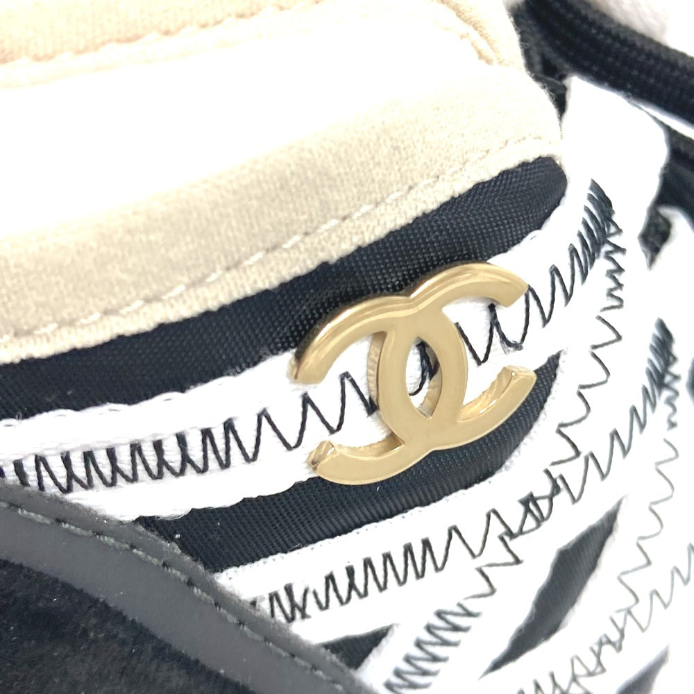 CHANEL sneakers G46260 suede black 25C Spindle COCO Mark 38