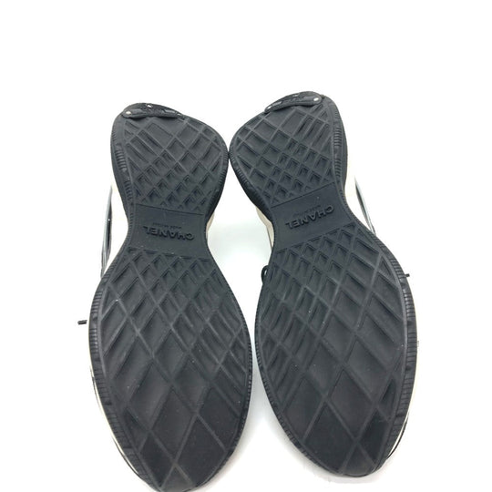 CHANEL sneakers G46260 suede black 25C Spindle COCO Mark 38
