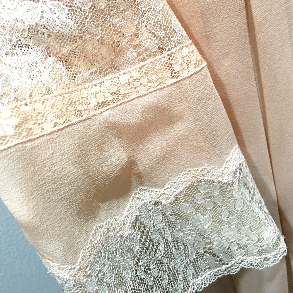 CHANEL dress P56537 silk pink Race switch 17S Women 34 Used Authentic