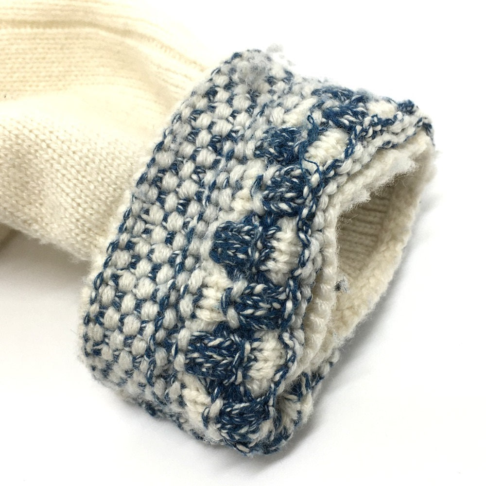 CHANEL cardigan P63079 cashmere White x blue CCCOCO Mark CHANEL 20P Spring / Summer 2020 Trimming Women 34 Used Authentic