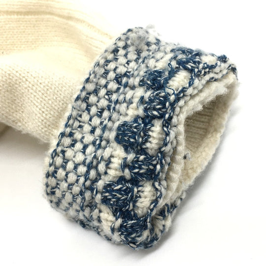 CHANEL cardigan P63079 cashmere White x blue CCCOCO Mark CHANEL 20P Spring / Summer 2020 Trimming Women 34 Used Authentic