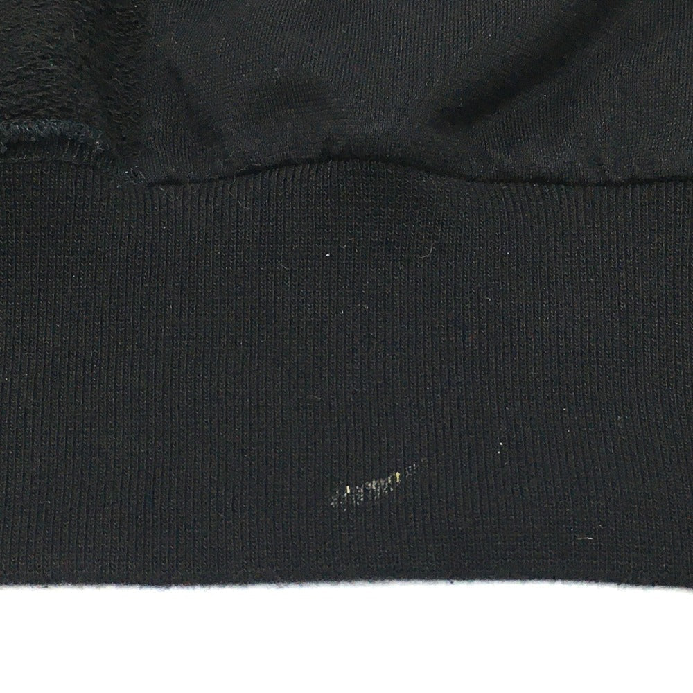 CHANEL Hoodie P63299 Cotton, Sequins black Graffiti CC logo 20P Sweatshirt Long Sleeve Women XS Used Authentic