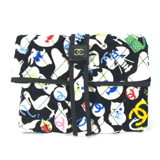CHANEL Other miscellaneous goods cotton multicolor Animal Pattern Diaper Changing Mat Diaper change sheet Kids Used Authentic