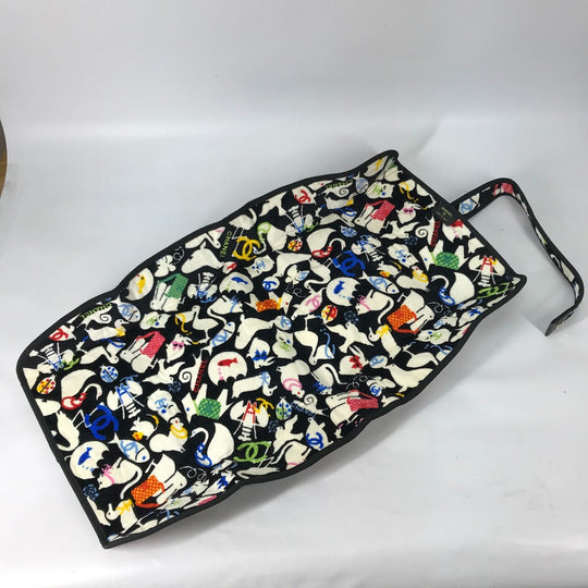 CHANEL Other miscellaneous goods cotton multicolor Animal Pattern Diaper Changing Mat Diaper change sheet Kids Used Authentic