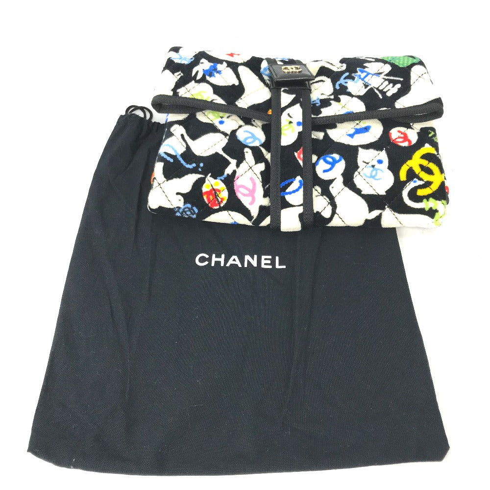 CHANEL Other miscellaneous goods cotton multicolor Animal Pattern Diaper Changing Mat Diaper change sheet Kids Used Authentic