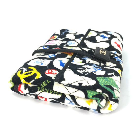 CHANEL Other miscellaneous goods cotton multicolor Animal Pattern Diaper Changing Mat Diaper change sheet Kids Used Authentic