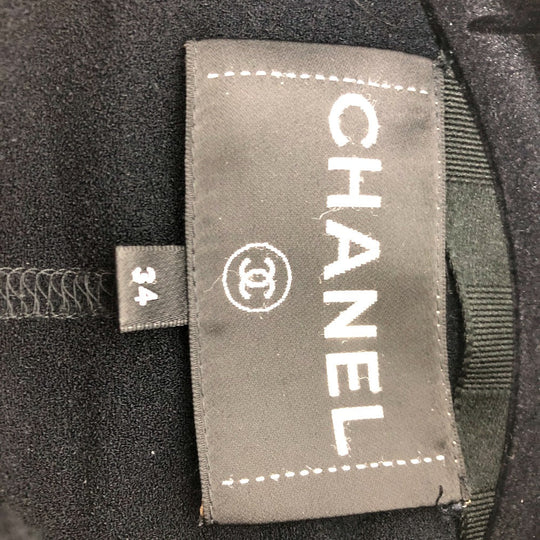 CHANEL blouse P72513 silk multicolor apparel COCO Mark button Women 34 Used Authentic