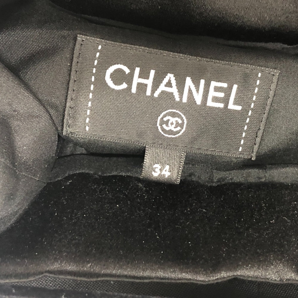 CHANEL Pants P73139 Wool, Silk black 22A Bottoms Women 34 Used Authentic