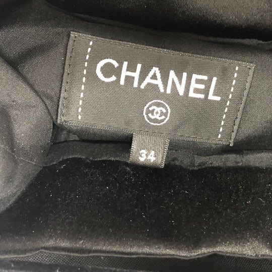 CHANEL Pants P73139 Wool, Silk black 22A Bottoms Women 34 Used Authentic