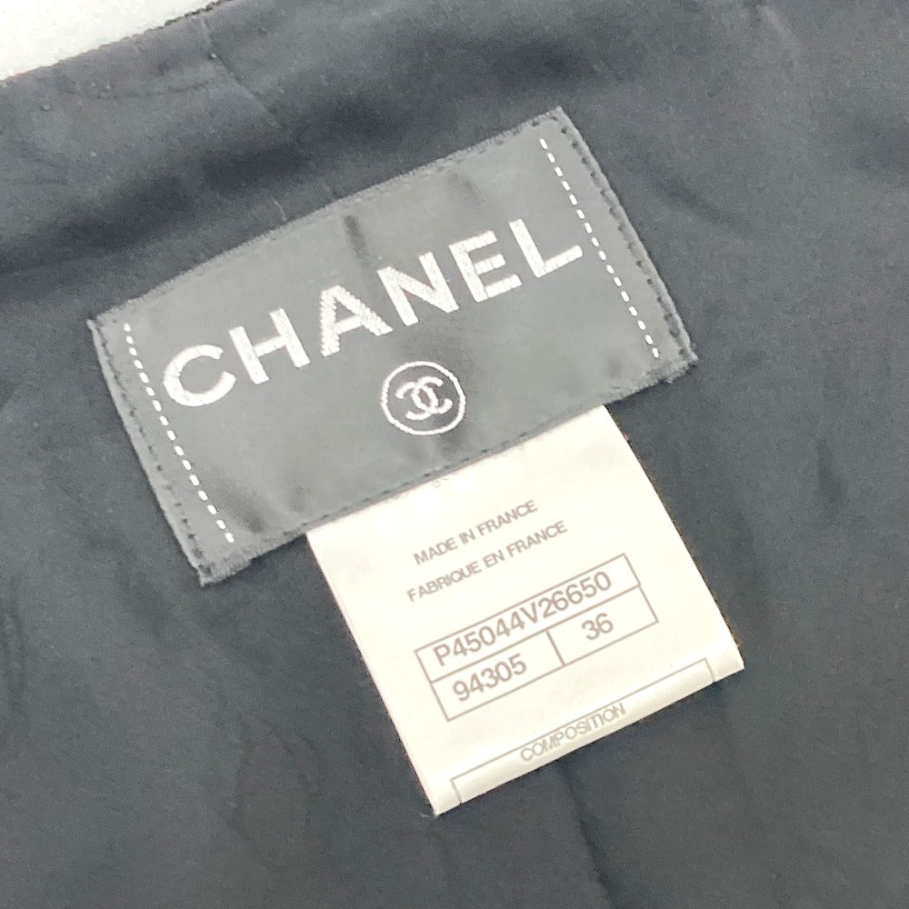 CHANEL Jacket P45044 Sequin black Sequin Women 36 Used Authentic