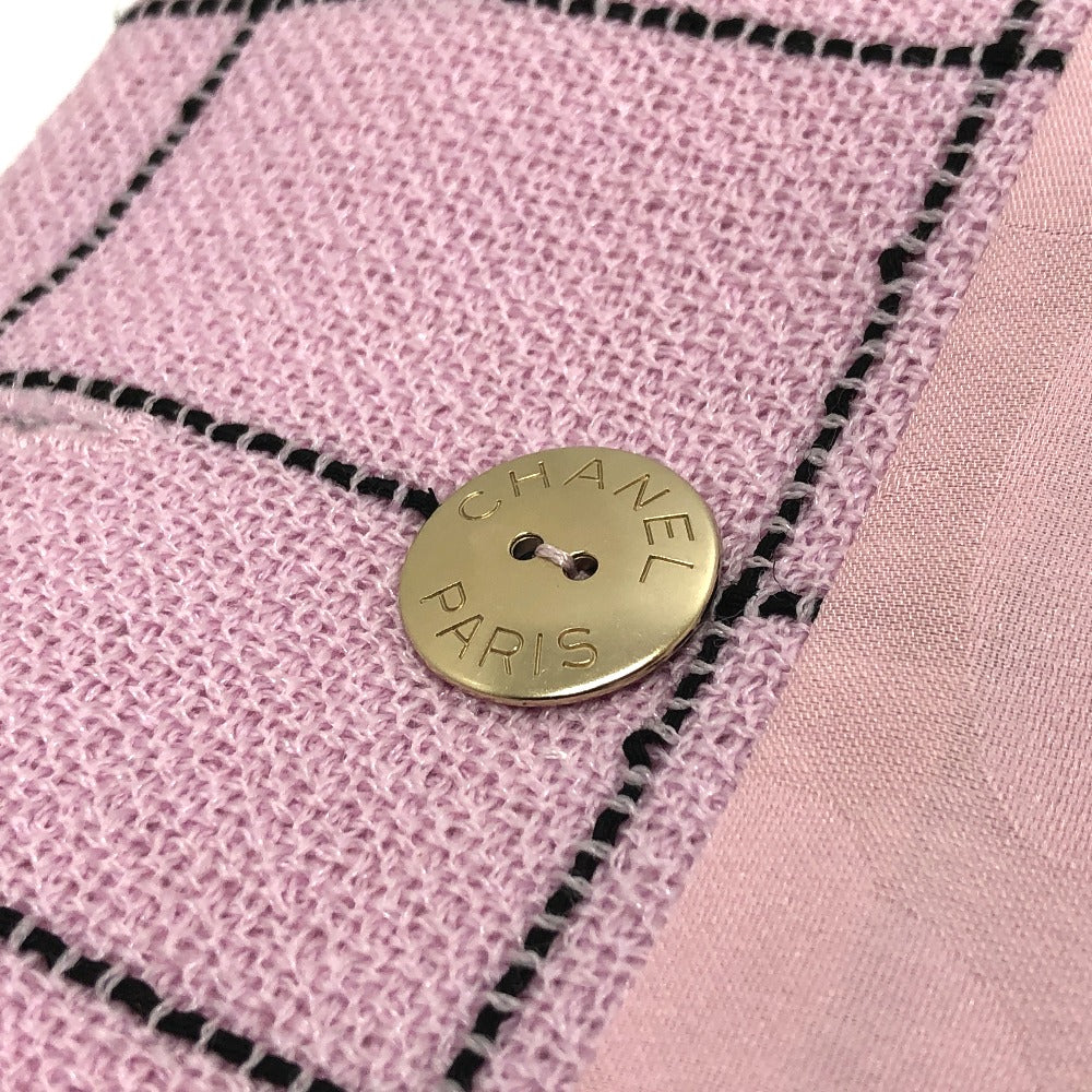 CHANEL Best P77266 tweed pink 24S tweed Women 34 Used Authentic