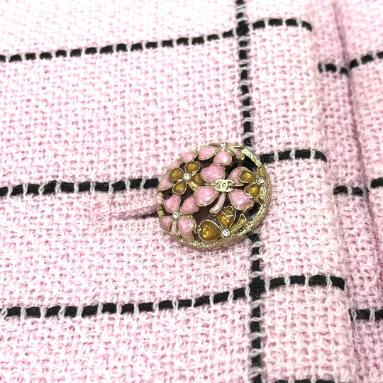 CHANEL Best P77266 tweed pink 24S tweed Women 34 Used Authentic