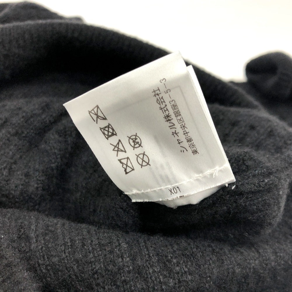 CHANEL sweater P59735 cashmere black 18B CCCOCO Mark logo icon beaded knit 34