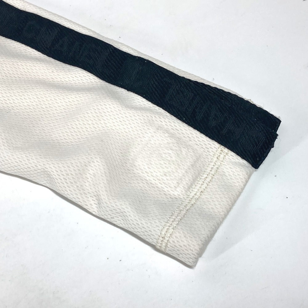 CHANEL Hoodie P23616 polyamide white 04P Sports CC COCO Mark Women 38 Used Authentic