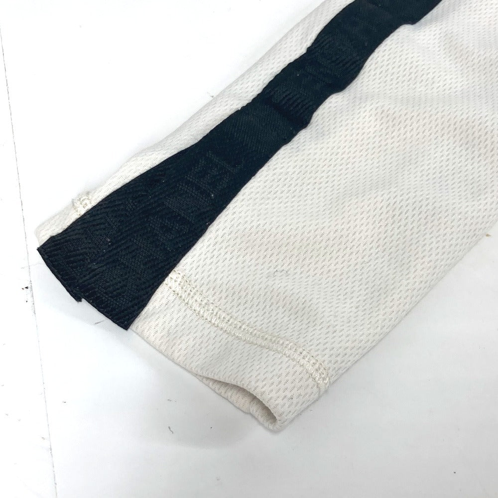 CHANEL Hoodie P23616 polyamide white 04P Sports CC COCO Mark Women 38 Used Authentic