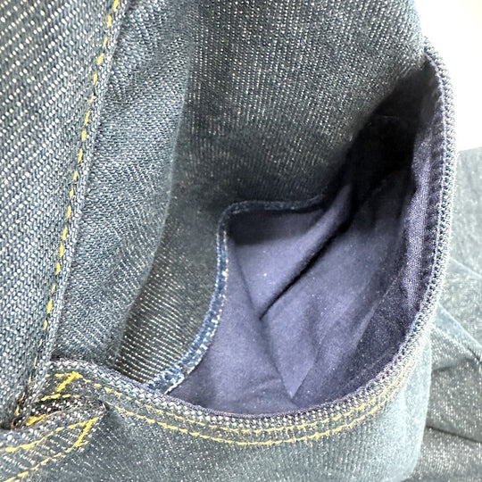 CHANEL Denim pants P78765 denim blue 24B Coco Pocket Jeans - Washed Denim 34