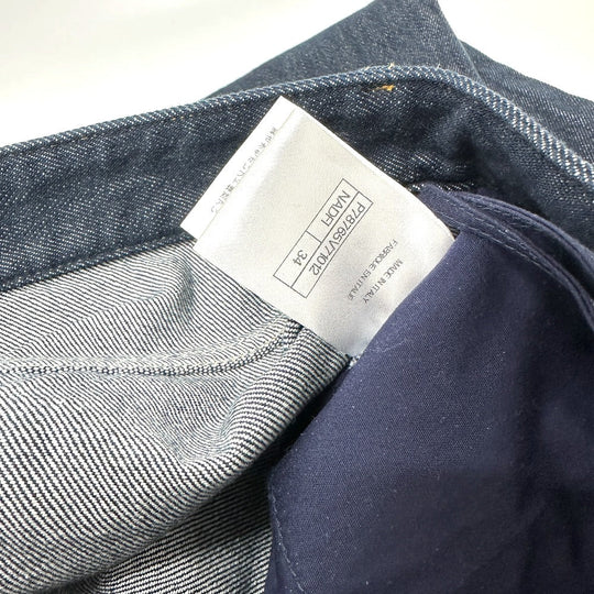 CHANEL Denim pants P78765 denim blue 24B Coco Pocket Jeans - Washed Denim 34