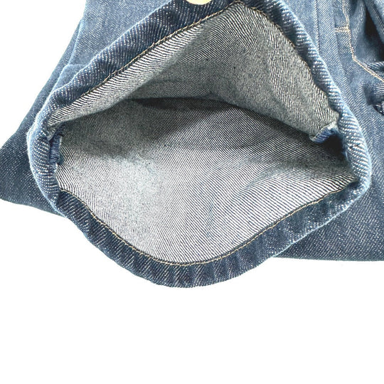 CHANEL Denim pants P78765 denim blue 24B Coco Pocket Jeans - Washed Denim 34