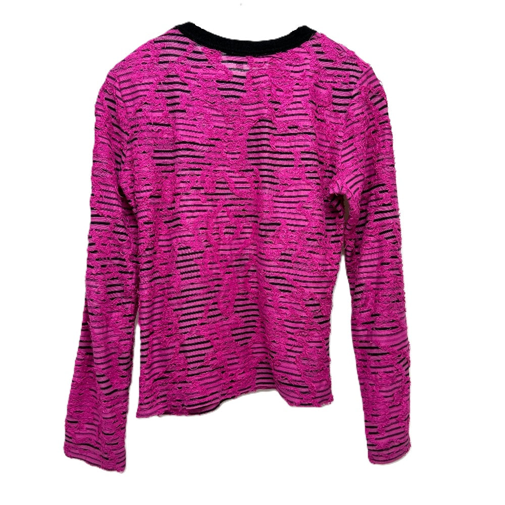 CHANEL Long sleeve shirt P77487 Viscose pink 24AW Cotton & Mixed Fibers 36