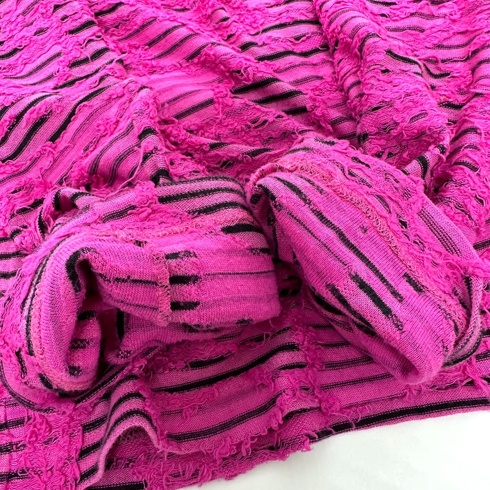 CHANEL Long sleeve shirt P77487 Viscose pink 24AW Cotton & Mixed Fibers 36