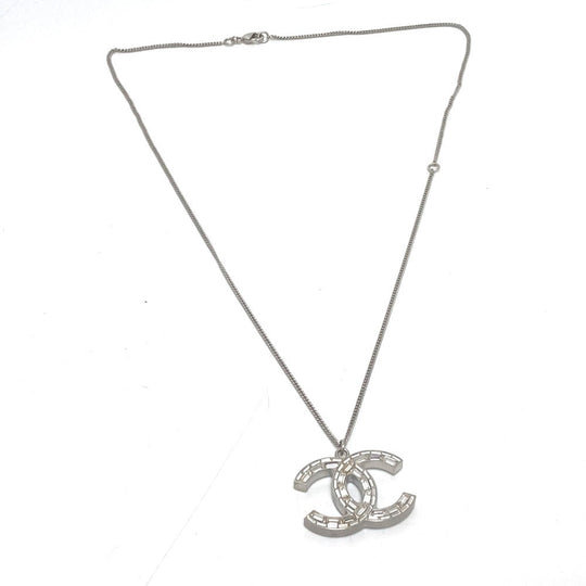 CHANEL Necklace A42254Y09569 metal Silver B11P COCO Mark CC mark