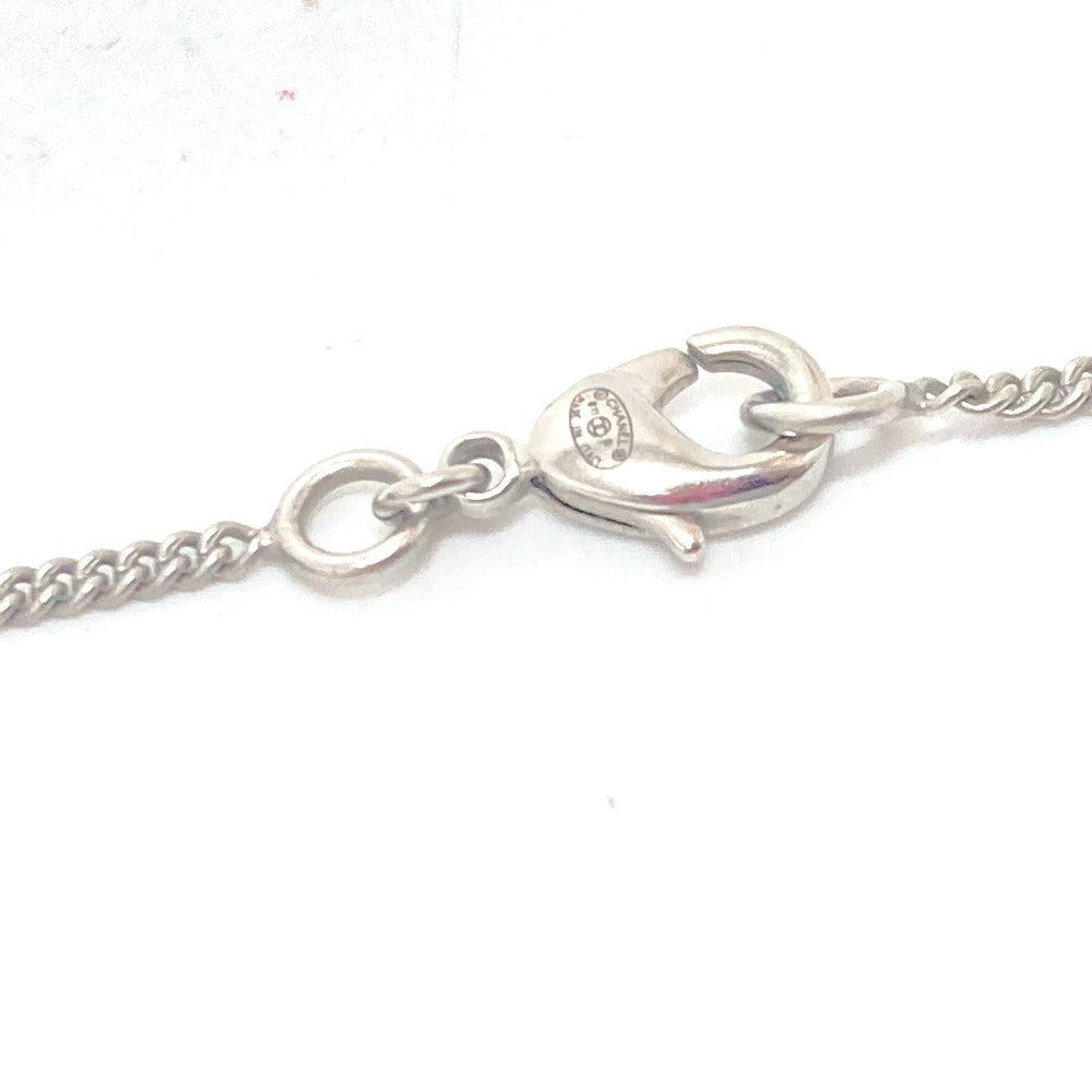 CHANEL Necklace A42254Y09569 metal Silver B11P COCO Mark CC mark