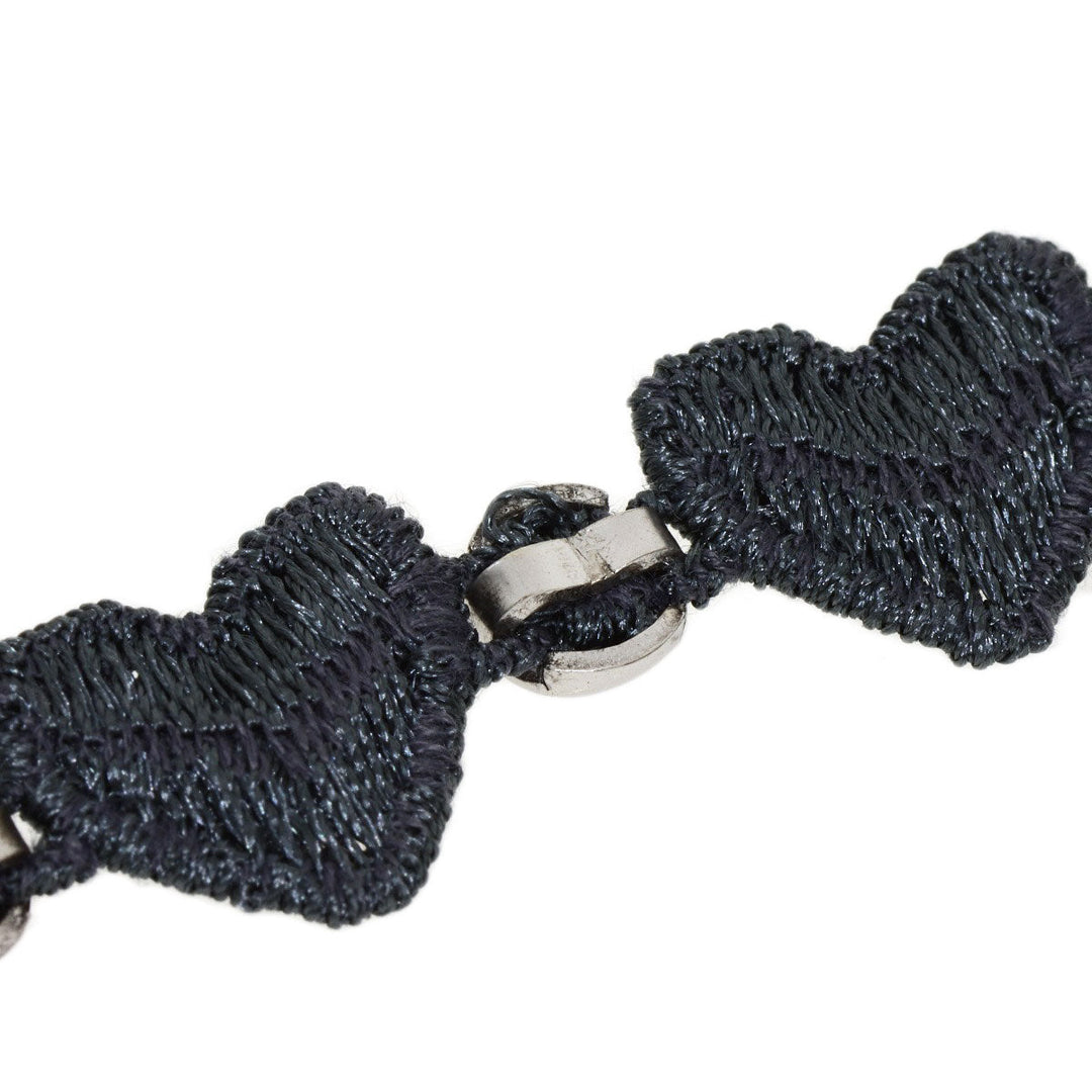 Damiani bracelet SV gray 3P Diamond Heart Women Used Authentic