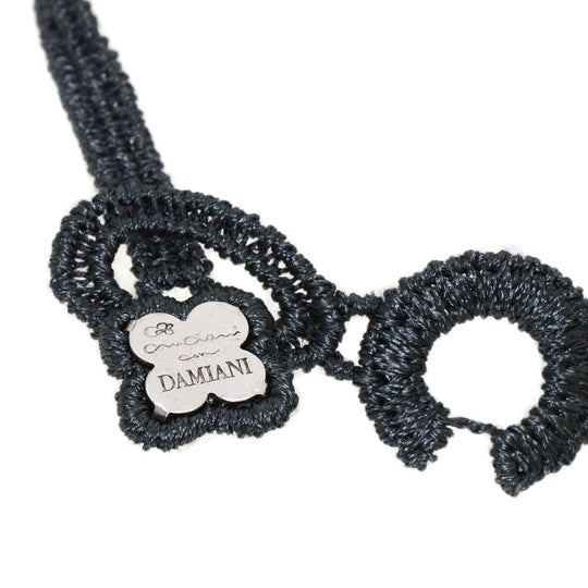 Damiani bracelet SV gray 3P Diamond Heart Women Used Authentic