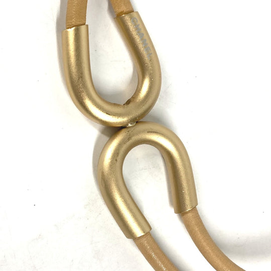 CHANEL belt leather Brown CC COCO Mark Women Used Authentic