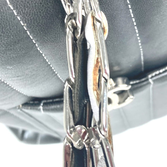 CHANEL Tote Bag leather black Mademoiselle Women Used Authentic