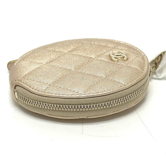 CHANEL Bag charm lambskin gold CHANEL 2024 Matrasse COCO Mark Women Used Authentic