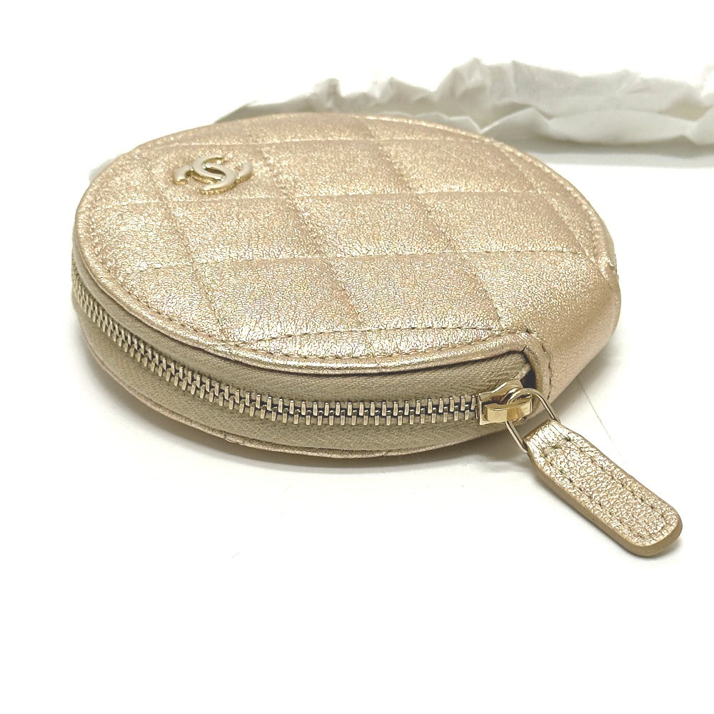 CHANEL Bag charm lambskin gold CHANEL 2024 Matrasse COCO Mark Women Used Authentic