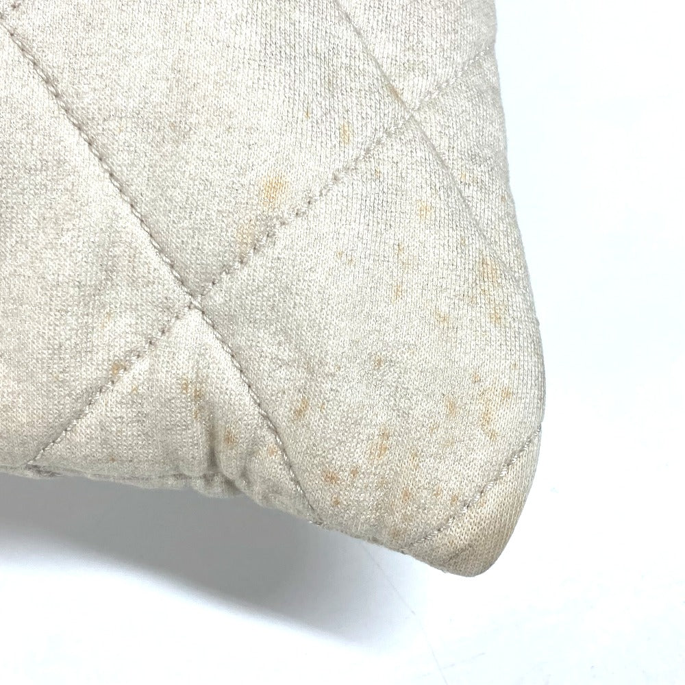 CHANEL Shoulder Bag canvas white quilting logo LA CC COCO Mark charm included Women Used Authentic