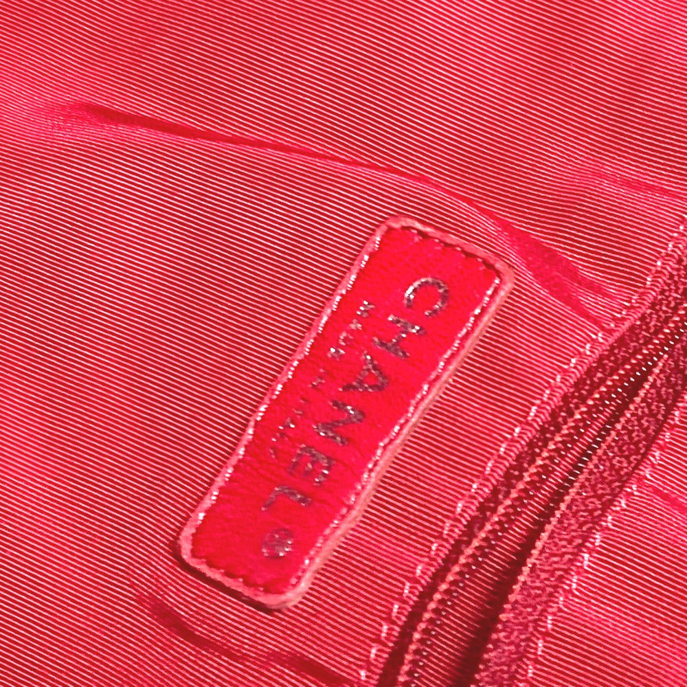 CHANEL Shoulder Bag canvas white quilting logo LA CC COCO Mark charm included Women Used Authentic