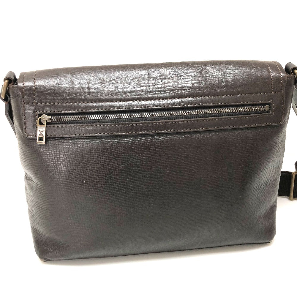 LOUIS VUITTON Shoulder Bag M92994 Utah leather Brown Utah Ohama mens Used Authentic
