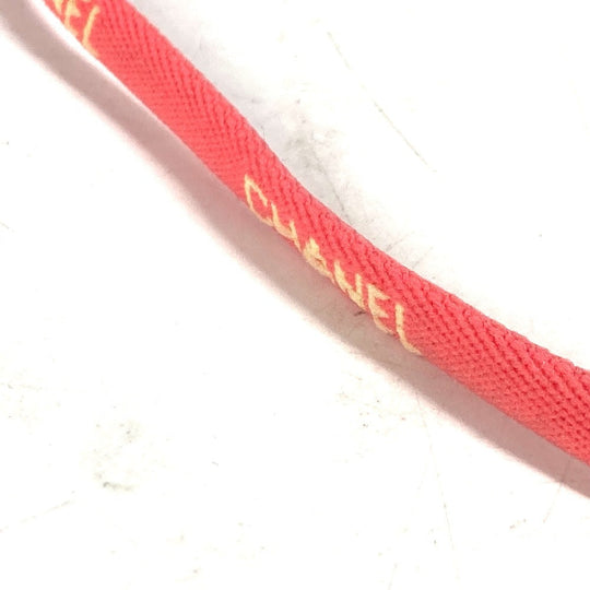 CHANEL strap canvas pink Eyewear Sunglasses Glasses 00T glass cord glasses strap Women Used Authentic