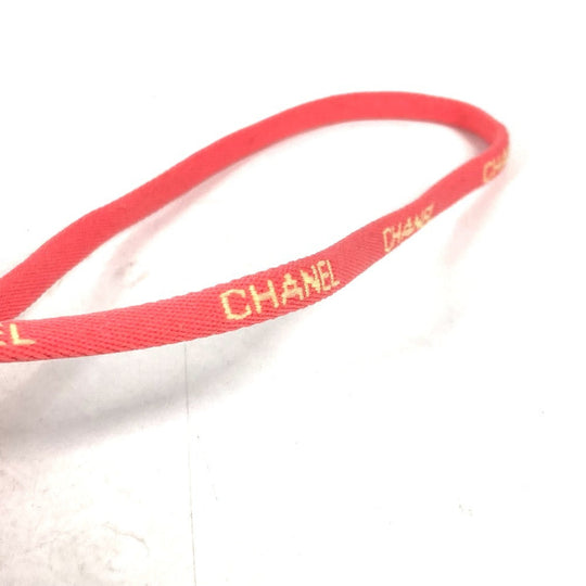 CHANEL strap canvas pink Eyewear Sunglasses Glasses 00T glass cord glasses strap Women Used Authentic
