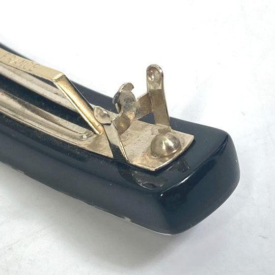 CHANEL Valletta plastic black Camellia perfume pumps Icon ※Comment