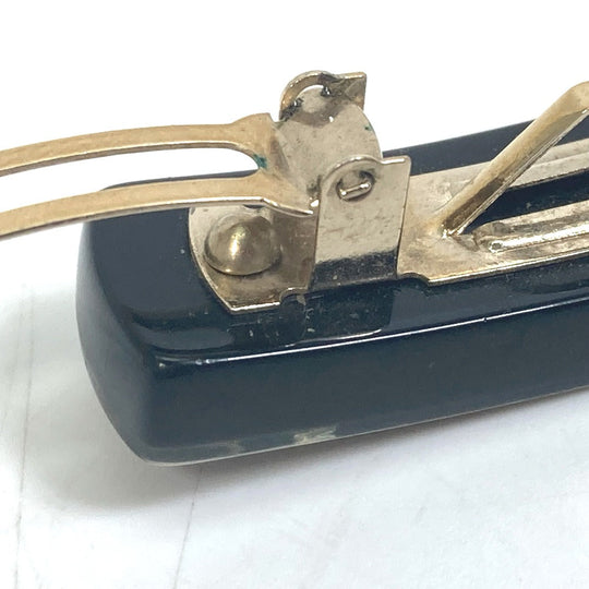 CHANEL Valletta plastic black Camellia perfume pumps Icon ※Comment