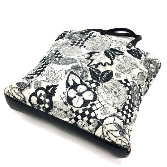 CHANEL Tote Bag canvas white Camelia