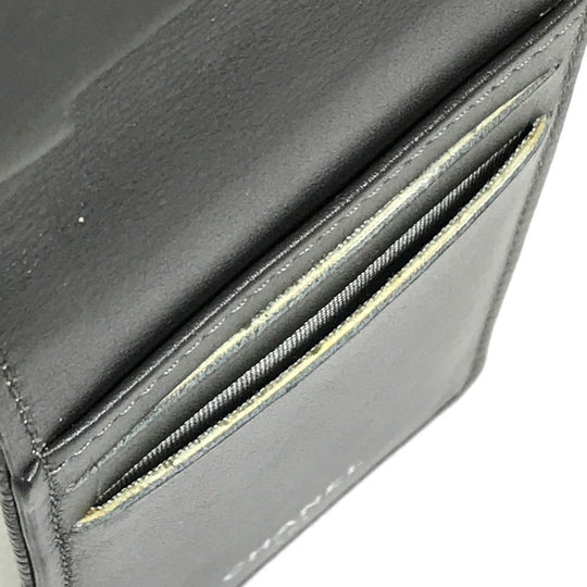 CHANEL iPhone case Caviar skin gray CC COCO Mark iphone4 / 4S compatible Women Used Authentic