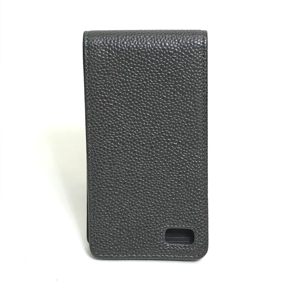 CHANEL iPhone case Caviar skin gray CC COCO Mark iphone4 / 4S compatible Women Used Authentic