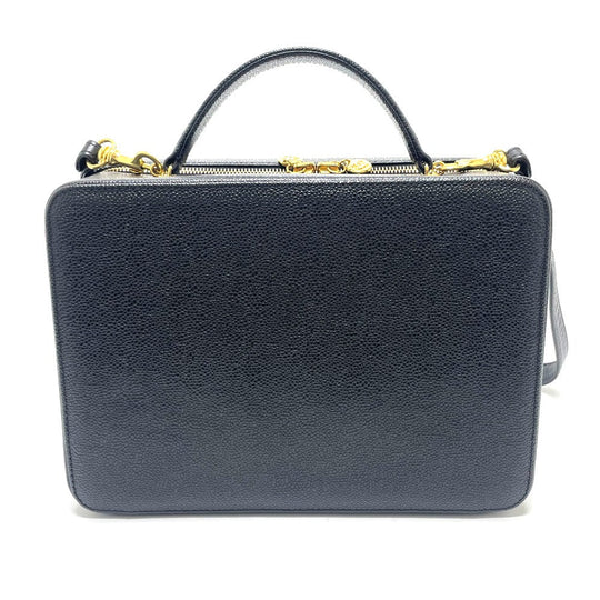 CHANEL Handbag Caviar skin black COCO Mark Vanity Bag Decacoco Women Used Authentic
