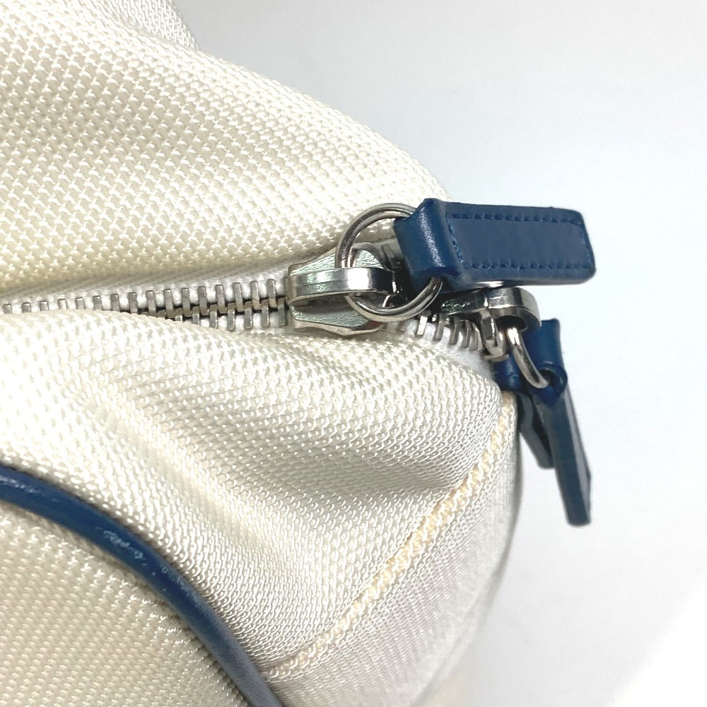 CHANEL Shoulder Bag Canvas / leather white Airline CC COCO Mark Women Used Authentic