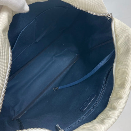 CHANEL Shoulder Bag Canvas / leather white Airline CC COCO Mark Women Used Authentic