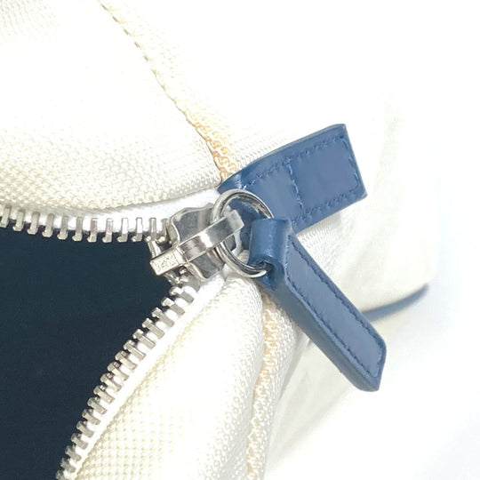 CHANEL Shoulder Bag Canvas / leather white Airline CC COCO Mark Women Used Authentic