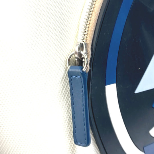 CHANEL Shoulder Bag Canvas / leather white Airline CC COCO Mark Women Used Authentic