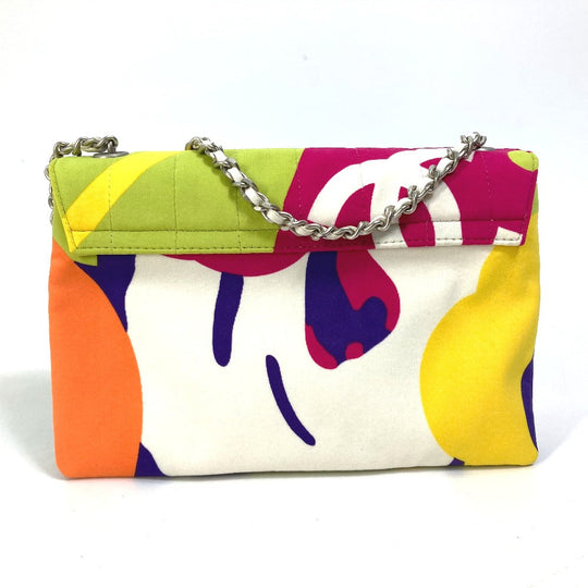 CHANEL Shoulder Bag Nylon multicolor Handbag mini bag chocolate bar piano