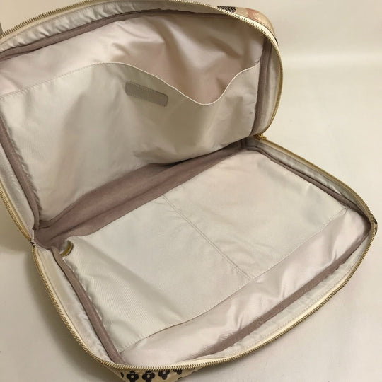 CHANEL Travel case Nylon pink Camelia Women Used Authentic