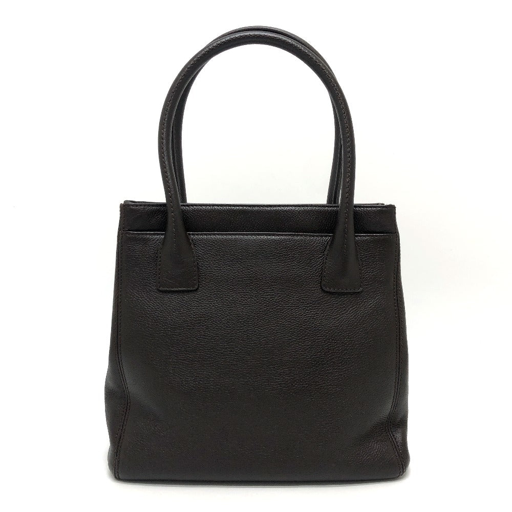CHANEL Tote Bag leather Brown Handbag Executive 2.55